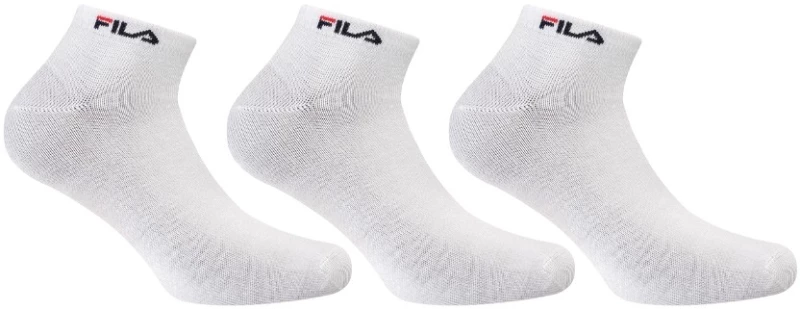 FILA Unisex Κάλτσες Σοσόνια Bamboo Invisible Plain F5500200 - 3 ζεύγη Λευκό