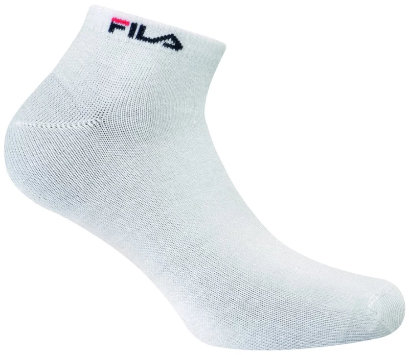 FILA Unisex Κάλτσες Σοσόνια Bamboo Invisible Plain F5500200 - 3 ζεύγη Λευκό