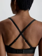 Γυναικείο BRALETTE ΜΕ ΔΑΝΤΕΛΑ Calvin Klein -Polyester - Logo Λάστιχο -Μαύρο - Regular Fit