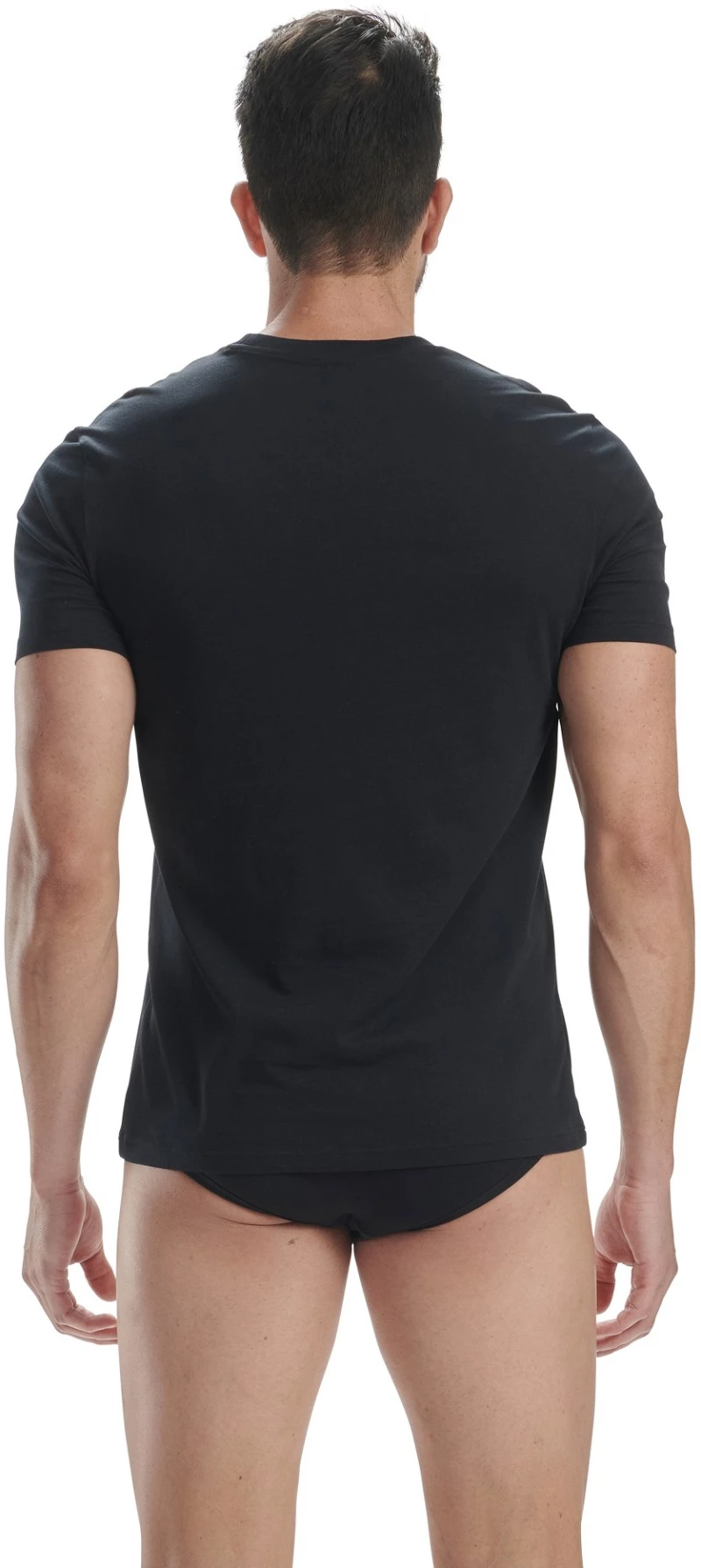 Ανδρικό T-shirt Adidas -Μαύρο - Logo - 3 pack - Regular Fit - Cotton