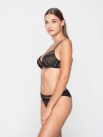 Γυναικείο Σουτιέν  Push-Up Luna Claire - Μαύρο - Δαντέλα - Cup B - Polyamide - Regular Fit