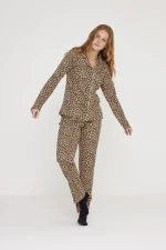 Γυναικεία πυτζάμα Noidinotte - Σεμιζιέ - Animal Print - Regular Fit - Cotton