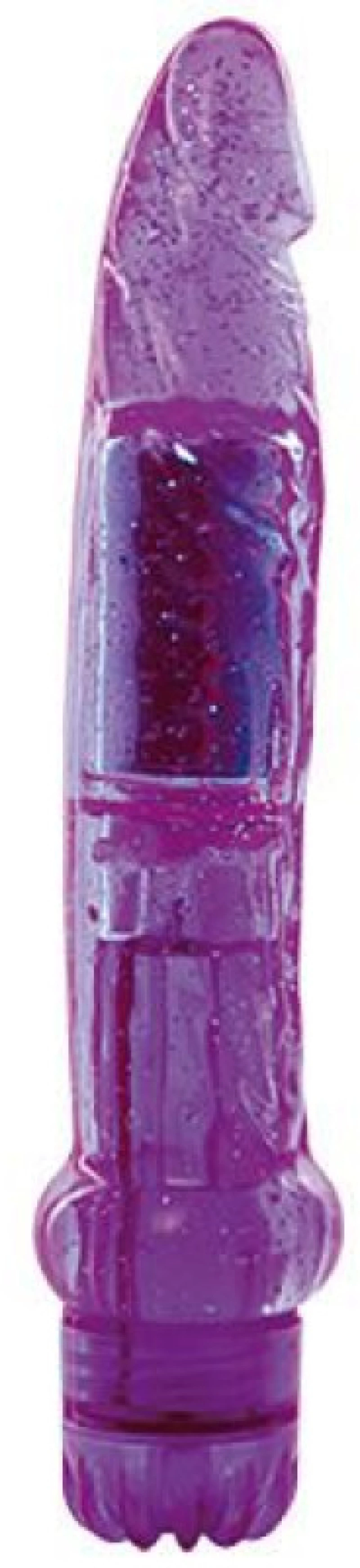 ΔΟΝΗΤΗΣ  VIBRATOR JAMMY JELLY DAZZLY GLITTER PURPLE
