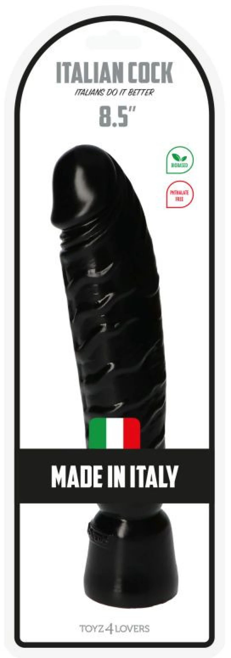 Dildo Sebastiano Black 21.5 cm