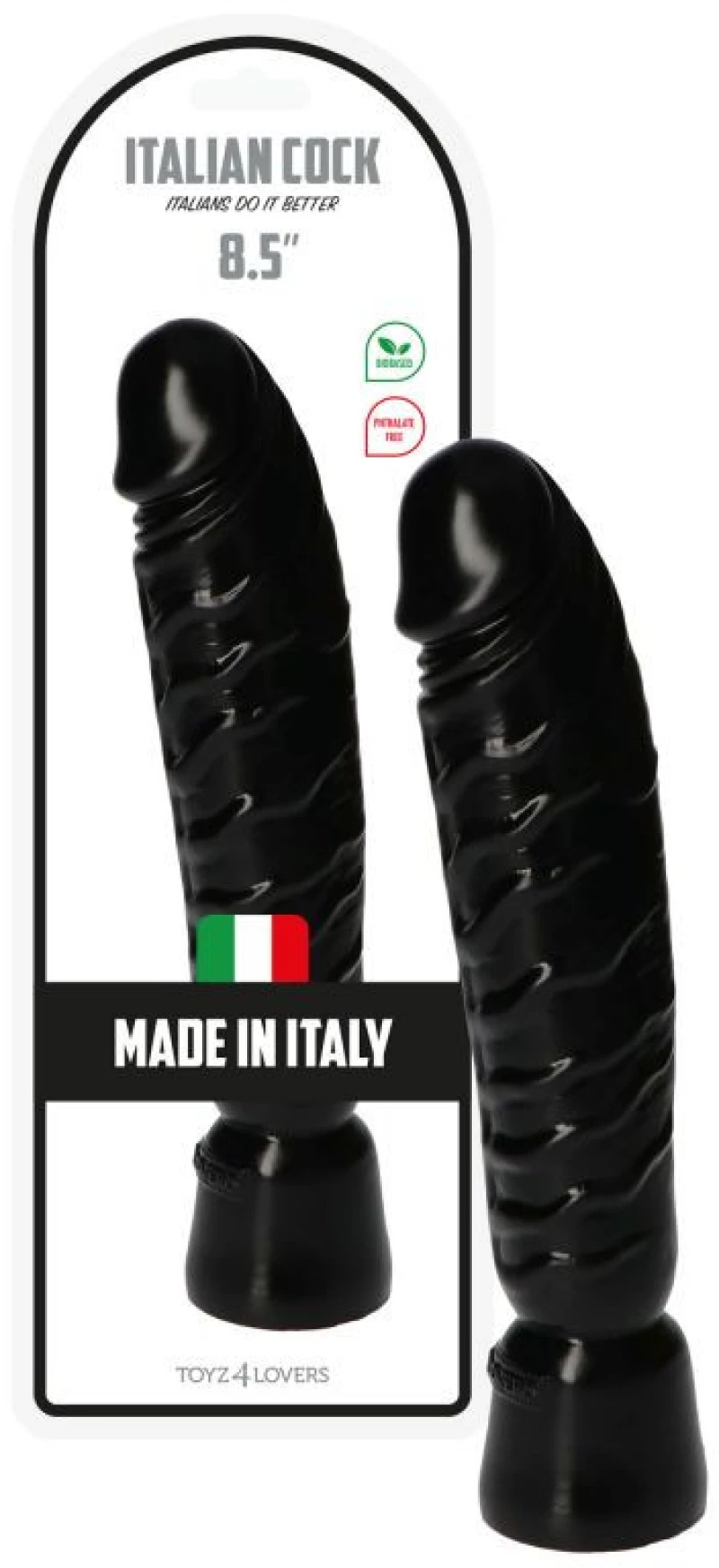 Dildo Sebastiano Black 21.5 cm