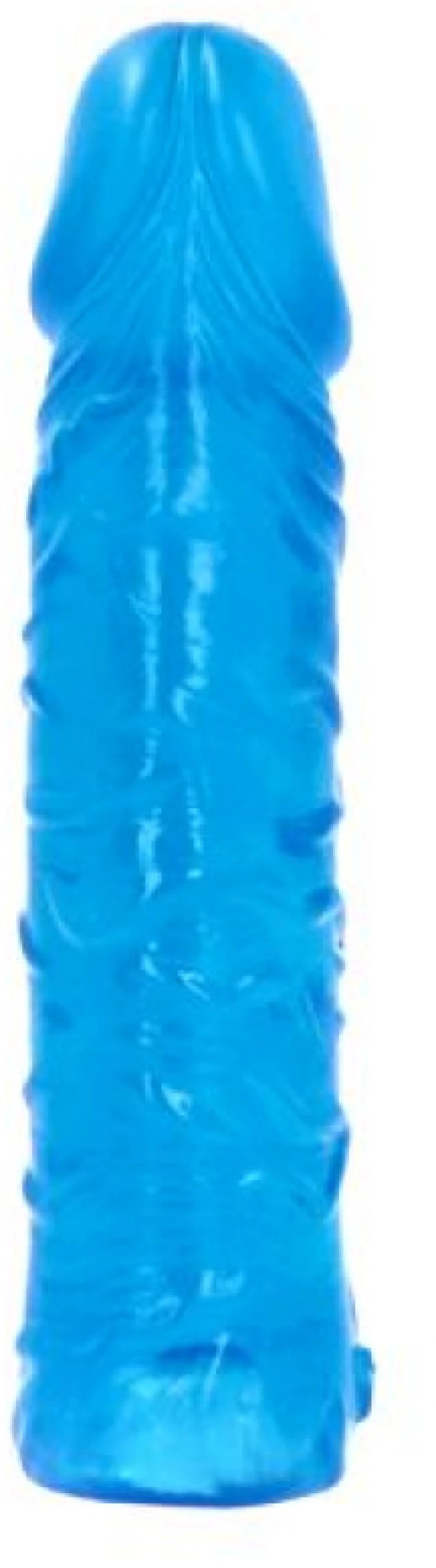 Gustavo transparent blue dildo
