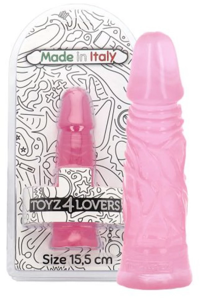 Ezio transparent pink Dildo