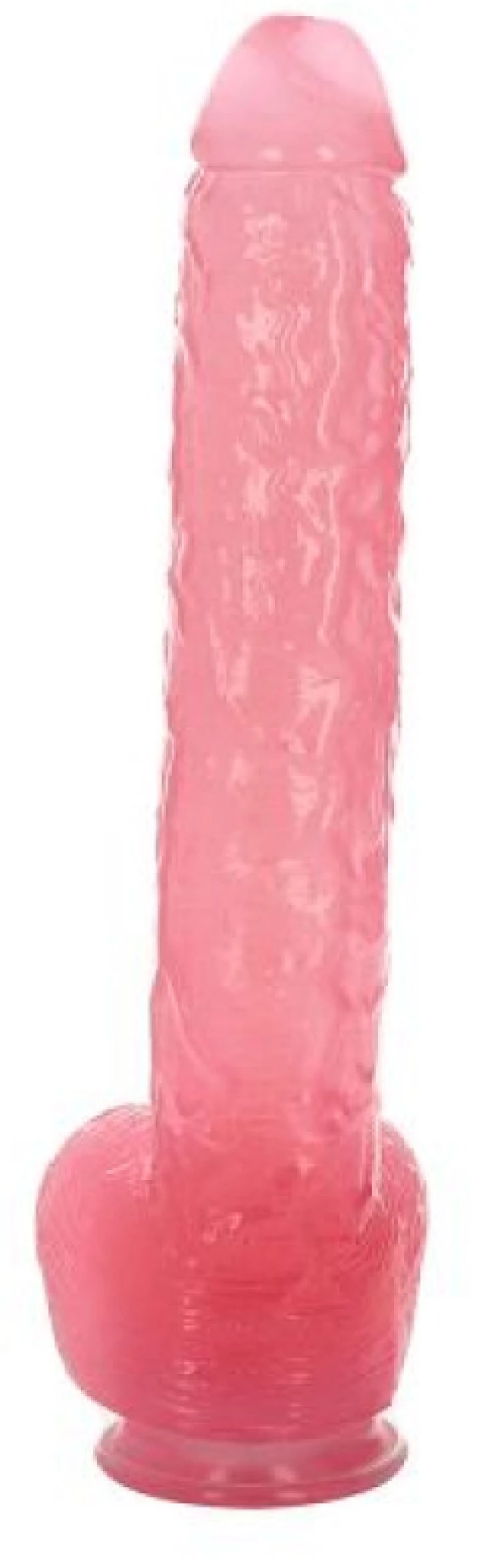 Dildo Golia Transparent pink