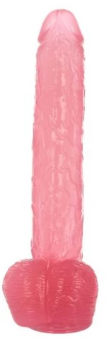 Dildo Golia Transparent pink