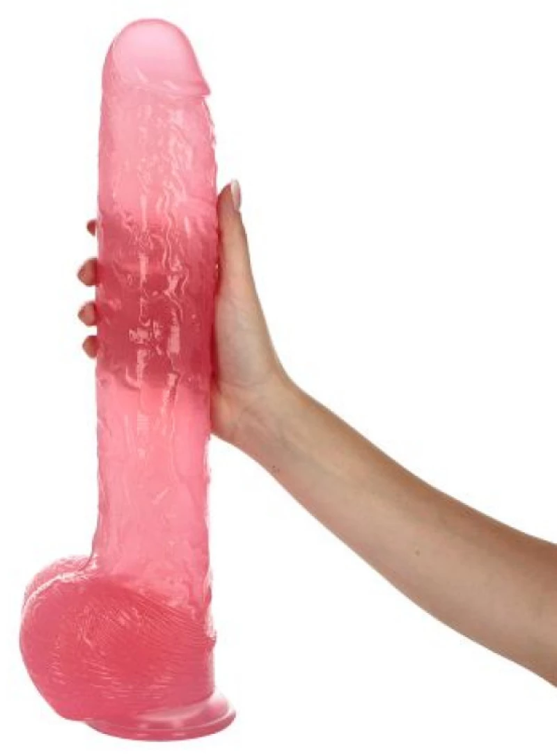 Dildo Golia Transparent pink