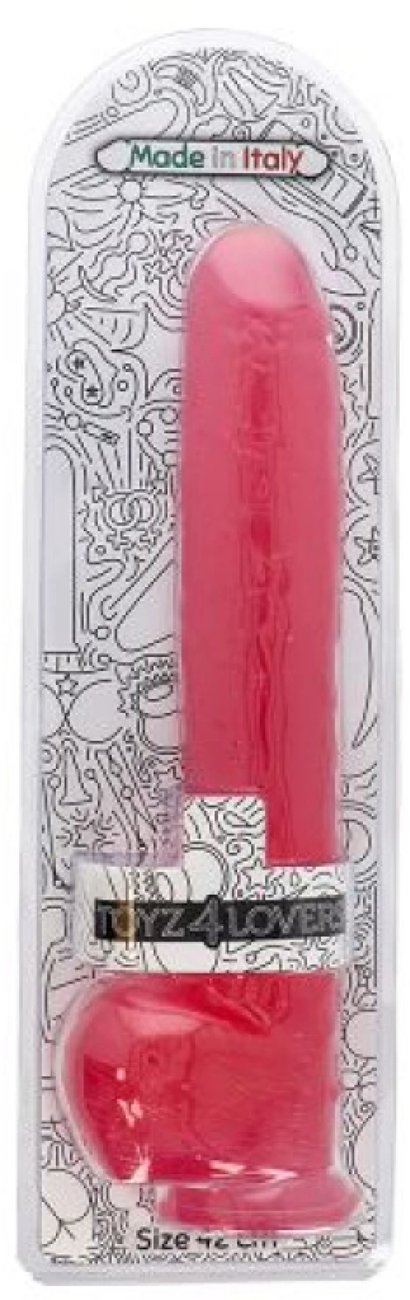 Dildo Golia Transparent pink