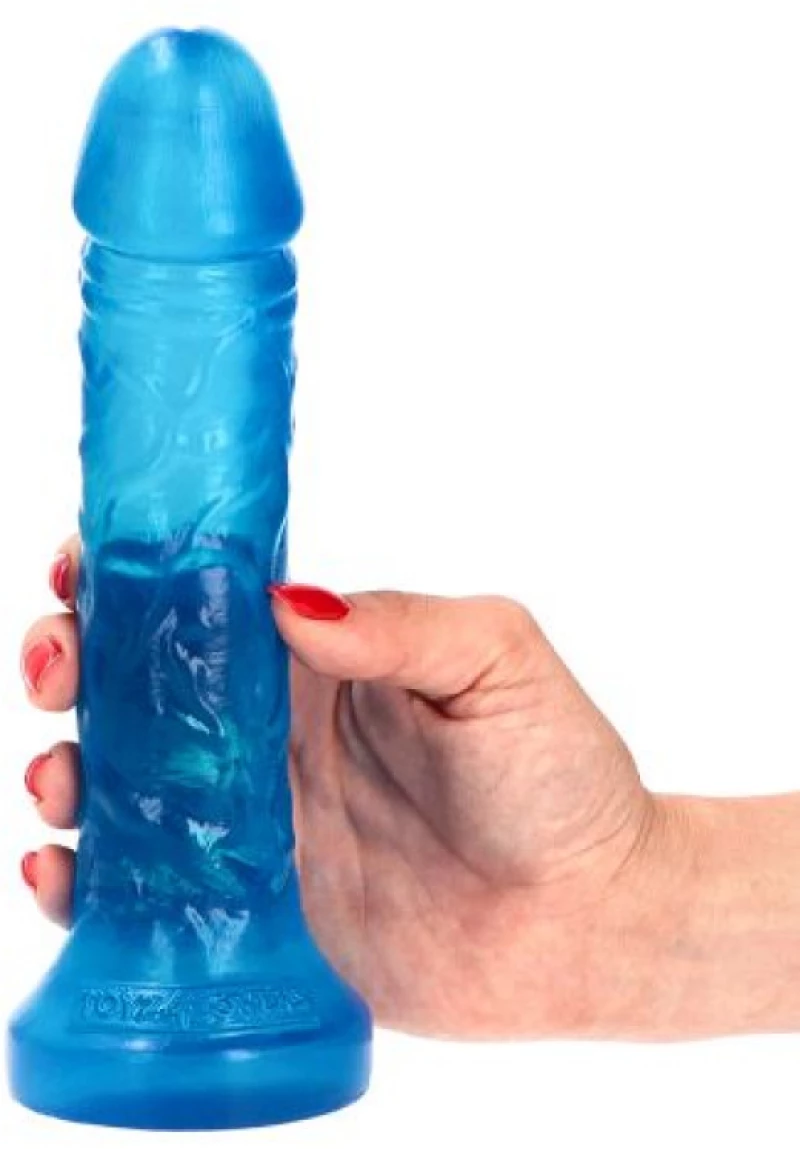 Camillo transparent blue dildo