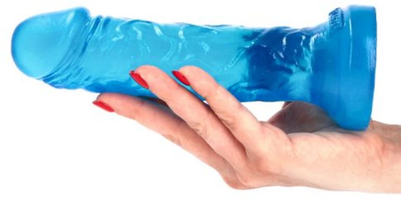 Camillo transparent blue dildo