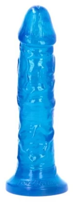 Ottavio transparent blue dildo
