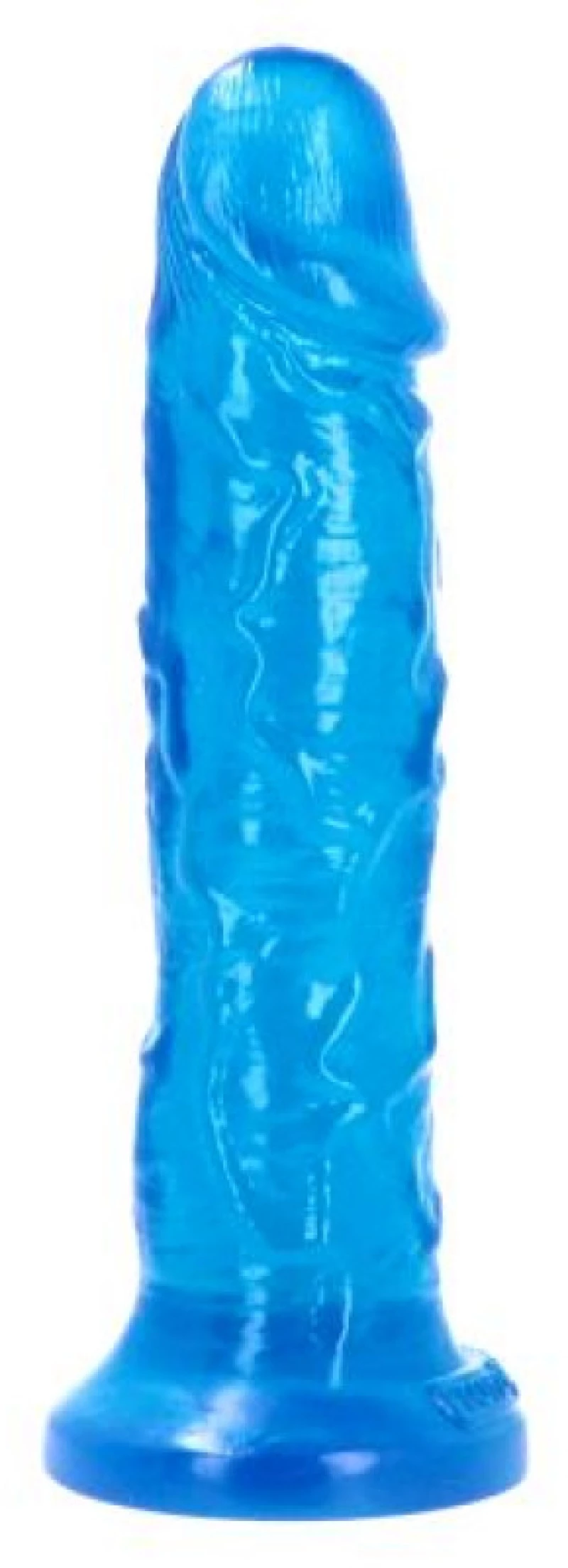 Ottavio transparent blue dildo