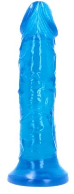 Ottavio transparent blue dildo