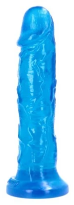Ottavio transparent blue dildo