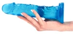 Ottavio transparent blue dildo