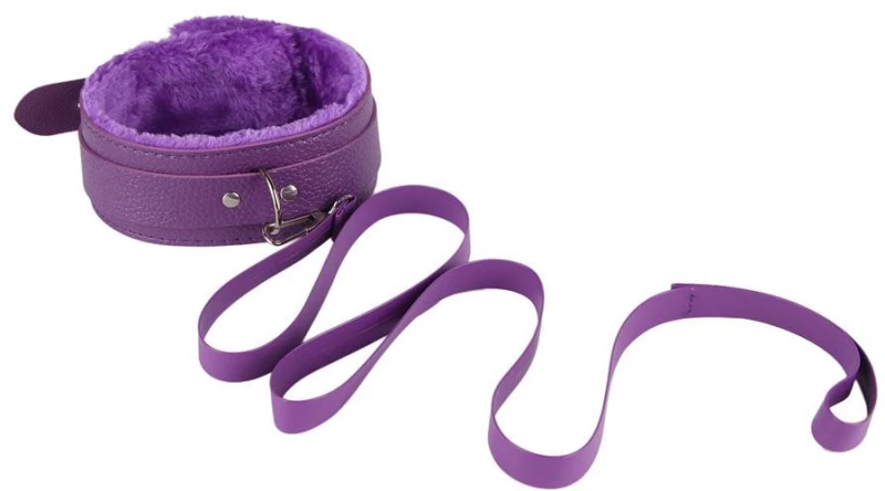 Purple Leather Bondage Adult Sexy Toys