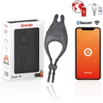 ONINDER - PAMPA RECHARGEABLE ADJUSTABLE VIBRATOR RING WITH CLITORIS STIMULATOR 10 SPEED - FREE APP