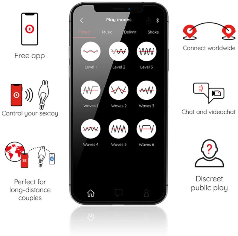 ONINDER - PAMPA RECHARGEABLE ADJUSTABLE VIBRATOR RING WITH CLITORIS STIMULATOR 10 SPEED - FREE APP