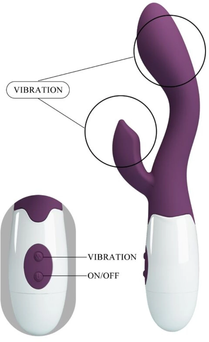 PRETTY LOVE - BRIGHTY G-SPOT VIBRATOR PURPLE