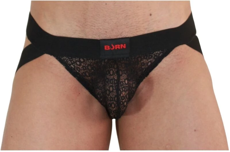 BURN - 005 JOCK LINGERIE BLACK