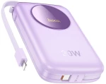 HOCO Q19 LUCKY FULLY COMPATIBLE POWER BANK, 10.000mAh, 30W ΜΕ ΟΘΟΝΗ, ΜΩΒ