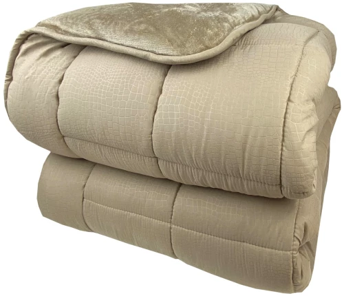 Κουβερτοπάπλωμα Υπέρδιπλο 2,20Χ2,40 Beige