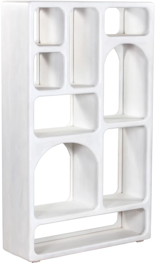 ΒΙΒΛΙΟΘΗΚΗ HANDYR HM9707 ΜΑΣΙΦ ΞΥΛΟ MANGO ΣΕ ΛΕΥΚΟ ΧΡΩΜΑ 100x35x165Yεκ.
