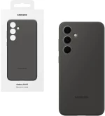 ΘΗΚΗ SAMSUNG S24 FE 5G S721 SILICONE CASE EF-PS721CBEGWW BLACK PACKING OR Μαύρο Σιλικόνη