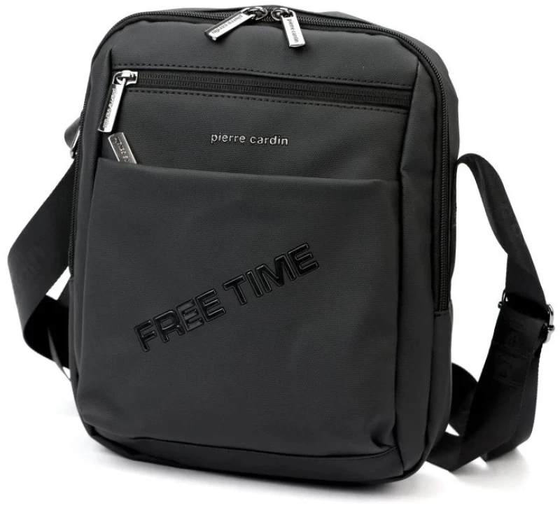 PIERRE CARDIN τσαντακι ωμου σε μαυρο χρωμα 06-8132-black