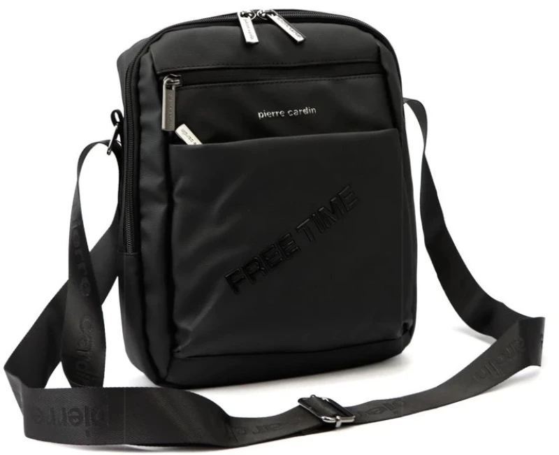 PIERRE CARDIN τσαντακι ωμου σε μαυρο χρωμα 06-8132-black