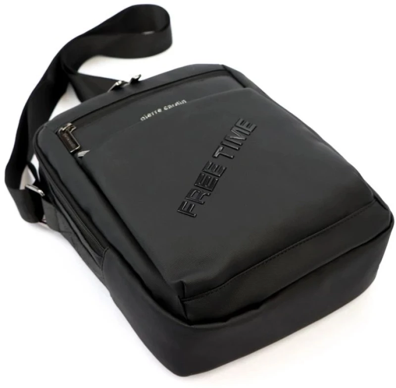 PIERRE CARDIN τσαντακι ωμου σε μαυρο χρωμα 06-8132-black