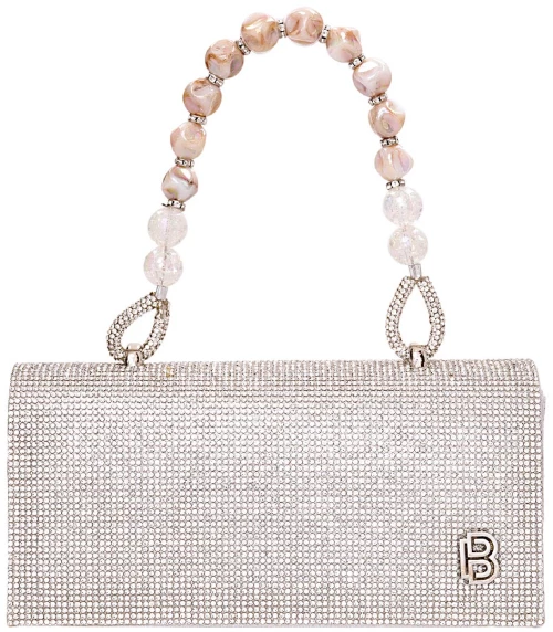 Τσάντα φάκελος clutch JH2211 - Ασημί