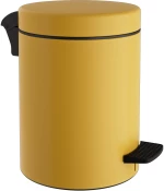 Χαρτοδοχείο 8 Lit, Soft Close - Matt Yellow, Pam & Co, Ø23 x H32 (cm), 08-500-603