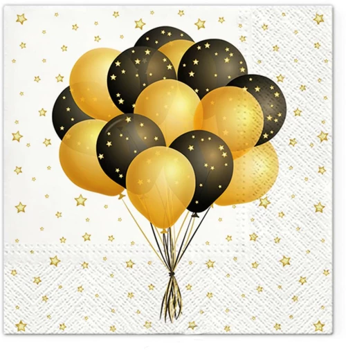 xαρτοπετσέτες BALLOONS σετ20τμχ 33x33cm