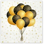 xαρτοπετσέτες BALLOONS σετ20τμχ 33x33cm