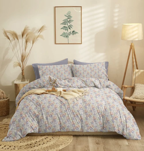 Σεντόνια Σετ "Marta" Planta Blue - Υπέρδιπλο (230x260)