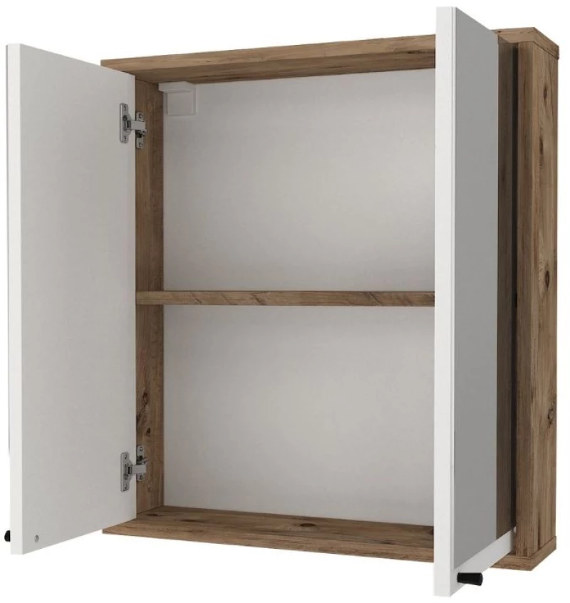 Καθρέπτης μπάνιου Lilian Μegapap χρώμα atlantic pine 59,6x14,6x65εκ.