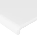 vidaXL Κεφαλάρι Κρεβατιού LED Λευκό 180x5x118/128 εκ