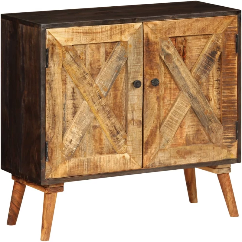 vidaXL Ντουλάπι 85 x 30 x 75 εκ. από Μασίφ Ξύλο Μάνγκο