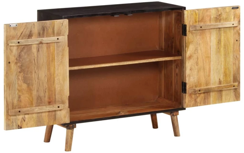 vidaXL Ντουλάπι 85 x 30 x 75 εκ. από Μασίφ Ξύλο Μάνγκο