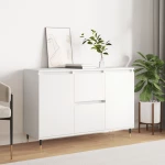 vidaXL Μπουφές Λευκός 104 x 35 x 70 εκ. από Επεξεργασμένο Ξύλο