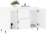 vidaXL Μπουφές Λευκός 104 x 35 x 70 εκ. από Επεξεργασμένο Ξύλο