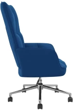 vidaXL Πολυθρόνα Relax Μπλε Βελούδινη