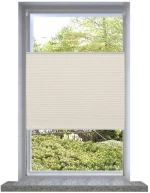 Πλισέ ρόλερ σκίασης 90x150cm Κρεμ