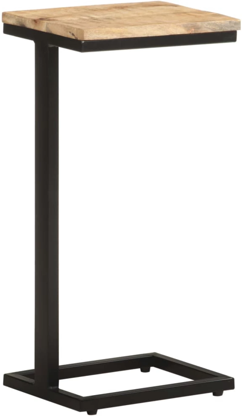 vidaXL Τραπέζια Βοηθητικά 2 τεμ. 31,5x24,5x64,5 εκ. Ακατ. Ξύλο Μάνγκο