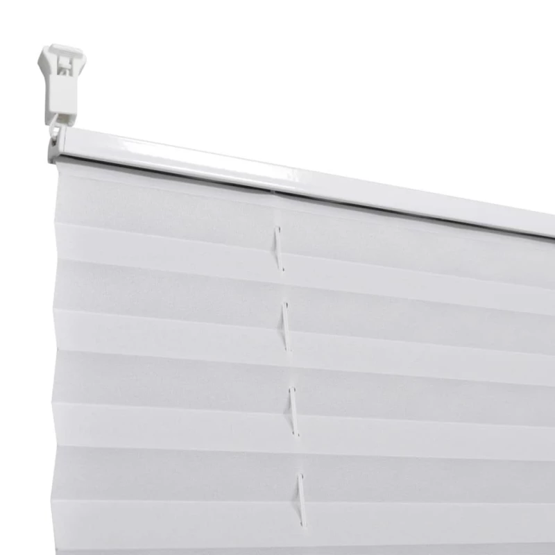Πλισέ στόρι σκίασης 80x125cm Λευκό