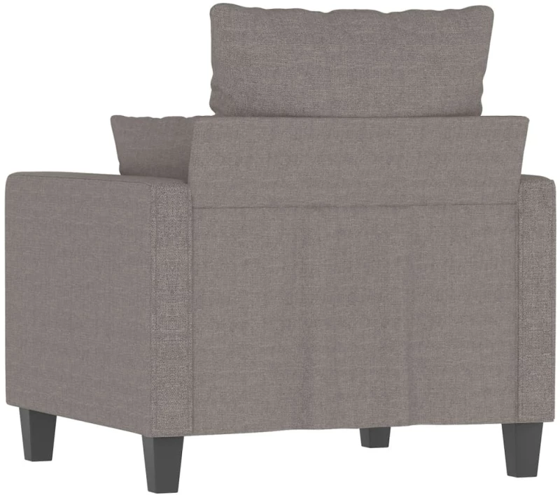 vidaXL Πολυθρόνα Taupe 60 εκ. Υφασμάτινη
